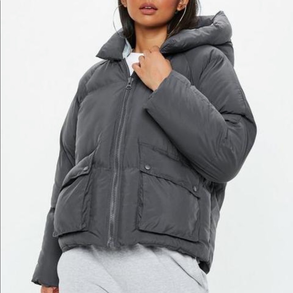 COPY - Missguided Hooded Ultimate Puffer Jacket